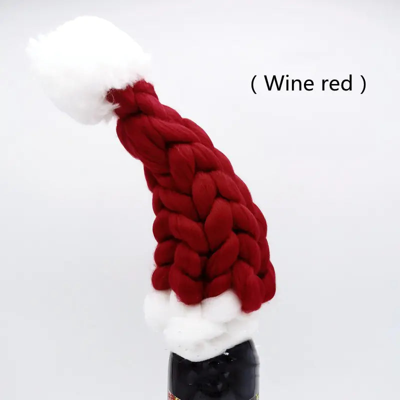 Super Thick Iceland Yarn Christmas Tree Hat Decoration For Home Decor