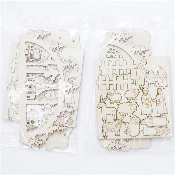 Christmas Wooden Table Decoration & 3D Ornament For Home Decor