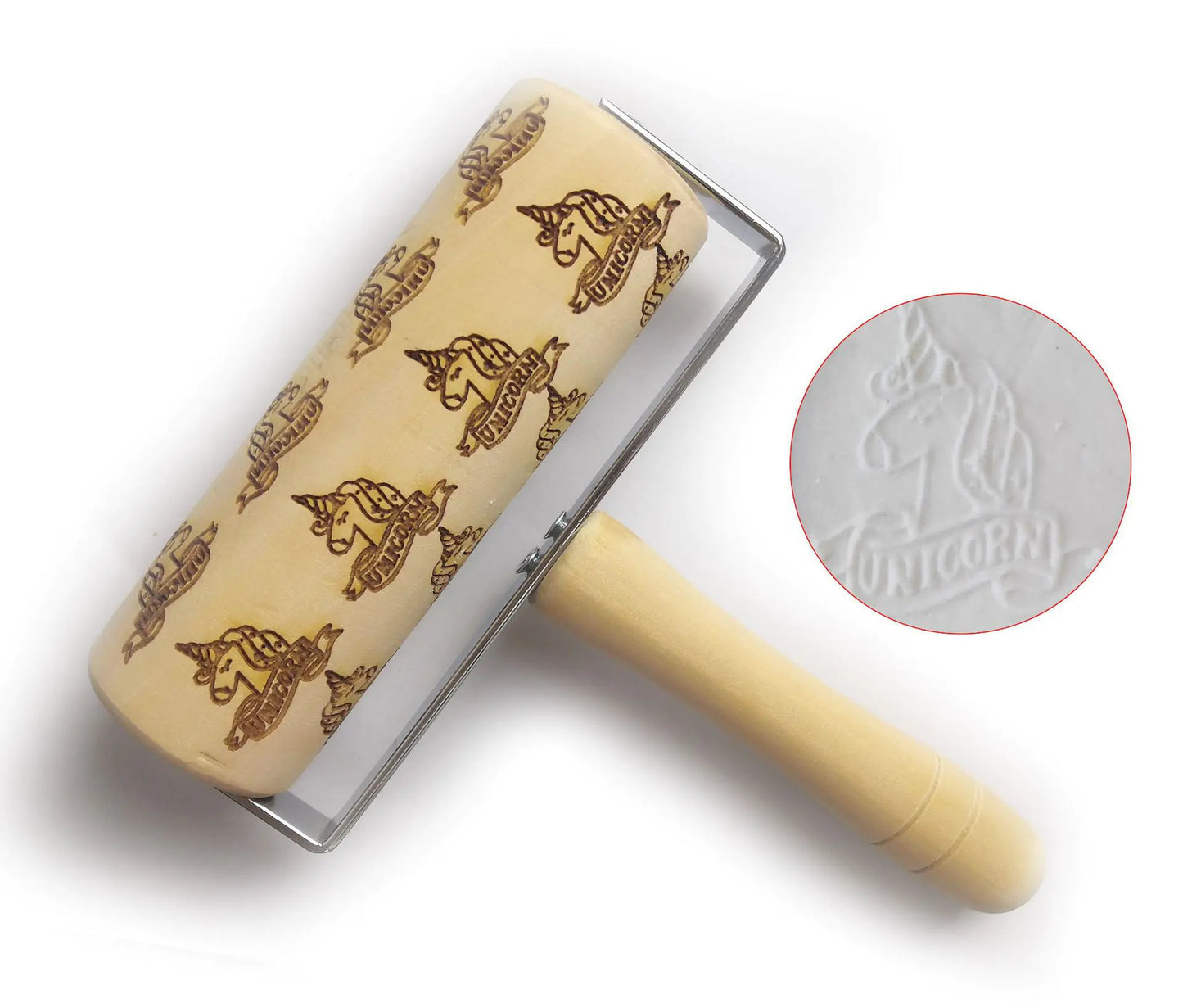 Christmas Print Eco-Friendly Kitchenware Mini Rolling Pin