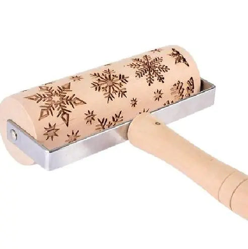 Christmas Print Eco-Friendly Kitchenware Mini Rolling Pin