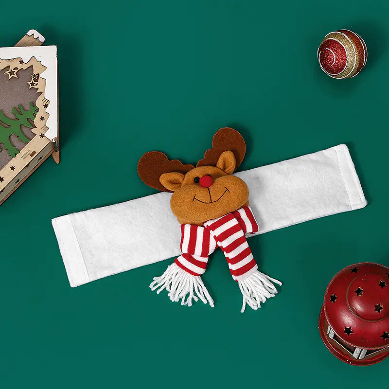 Christmas Curtain Buckle: Santa, Snowman, Reindeer, Penguin For Home Decor