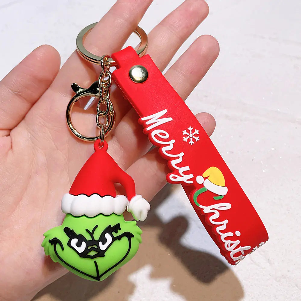 Grinch Keychain Christmas Tree Decoration