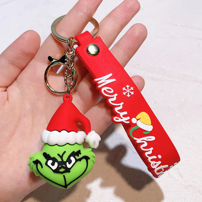 Grinch Keychain Christmas Tree Decoration
