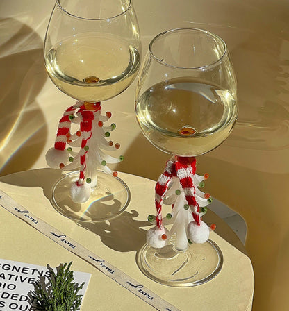 3D Christmas Tree Glass Cup - Creative Highball Gift