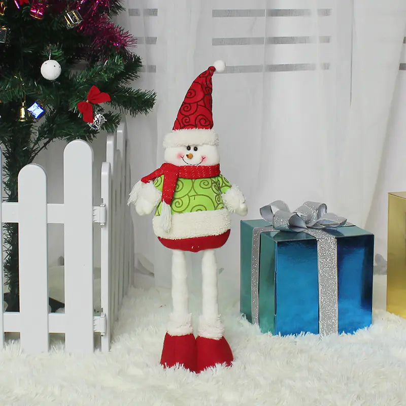 Stretching Santa Figurine - Christmas Gift For Home Decor