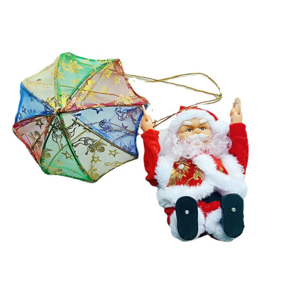 Electric Santa Parachute Toy For Christmas Decoration For Home Decor
