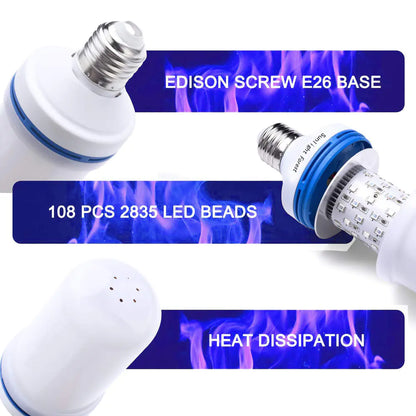 LED Flame Light Bulbs For Home Decor Christmas & Holiday Atmosphere