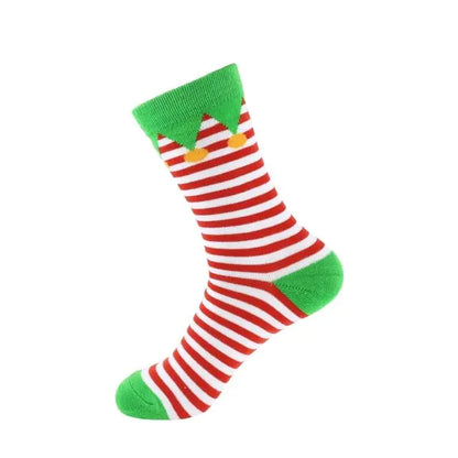 Christmas Striped Socks for Men and Women