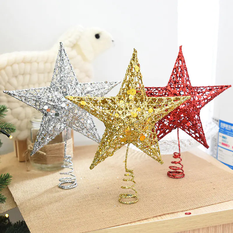 Christmas Tree Top Star Decoration (Five-Pointed Star)