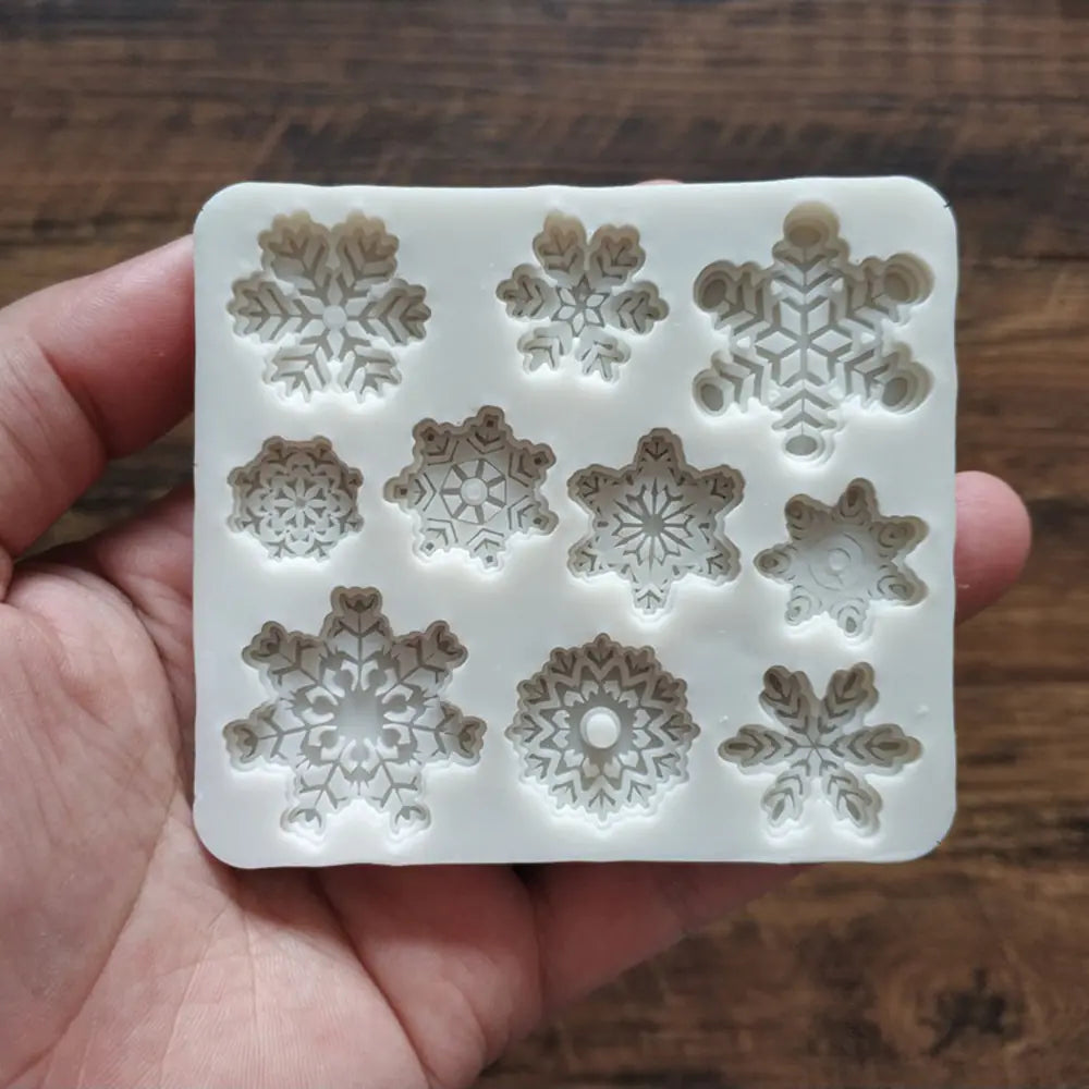 Christmas Snowflake Silicone Mold For Cakes & Cookies