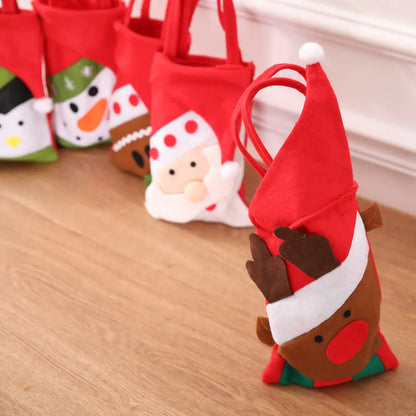 Christmas Tote Bag for Gifts & Decorations