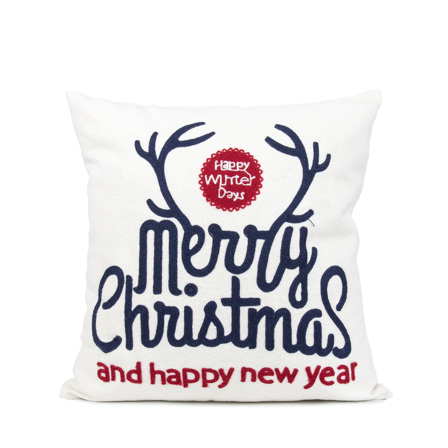 Christmas Embroidery Pillowcase For Home Decor
