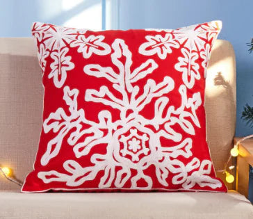 Christmas Embroidery Pillowcase For Home Decor