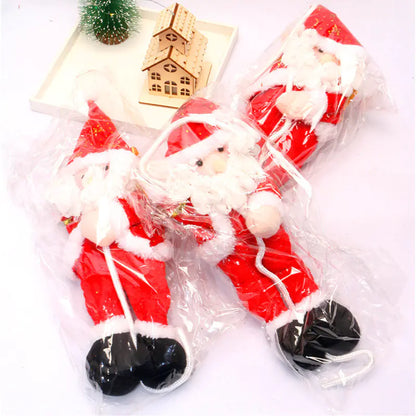 Climbing Santa Claus Christmas Scene Decoration Ornament For Home Decor