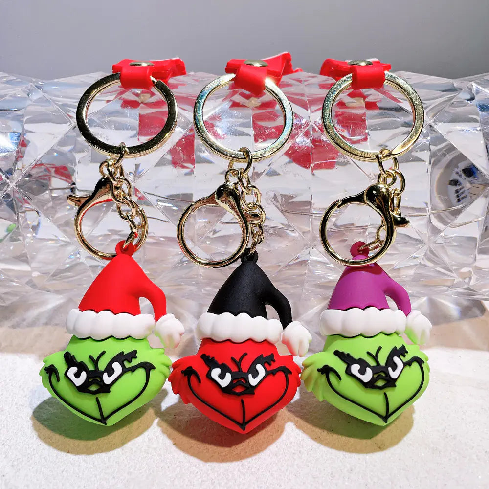 Grinch Keychain Christmas Tree Decoration