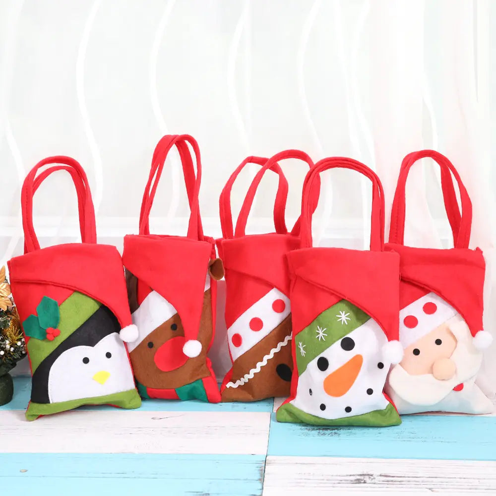 Christmas Tote Bag for Gifts & Decorations