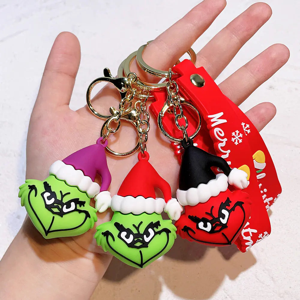 Grinch Keychain Christmas Tree Decoration