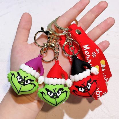 Grinch Keychain Christmas Tree Decoration