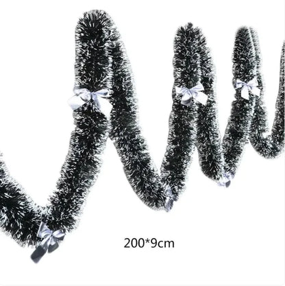 Festive Christmas Ribbon Garland Decoration For Home Decor