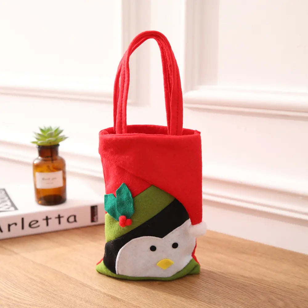 Christmas Tote Bag for Gifts & Decorations