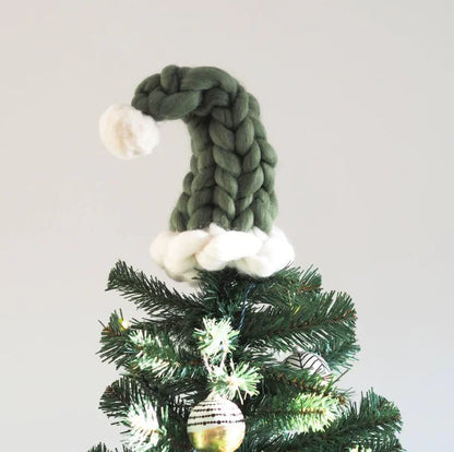 Super Thick Iceland Yarn Christmas Tree Hat Decoration For Home Decor