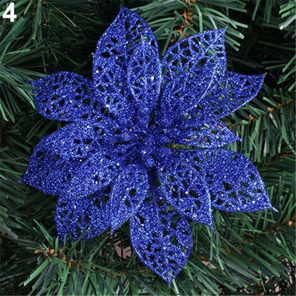 Colorful Sparkling Christmas Tree Flower Holiday Gift For Home Decor