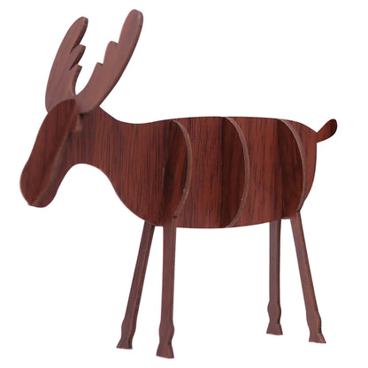 Wooden Christmas Reindeer Decor & Tree Ornament
