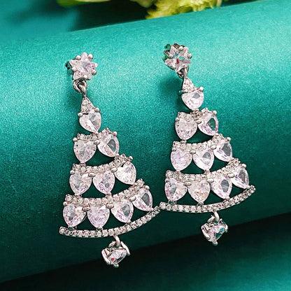 Christmas Tree Earrings For Women - Chic & Versatile