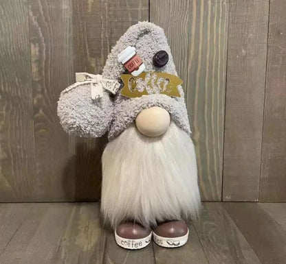 Cute Gnome Head Doll Figurine For Halloween & Christmas