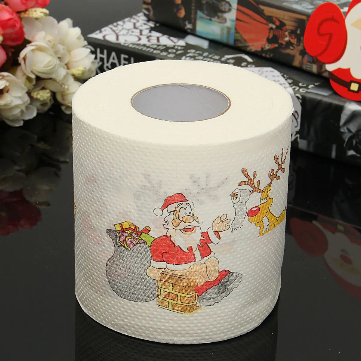 Christmas Toilet Paper Rolls For Funny Home Decor
