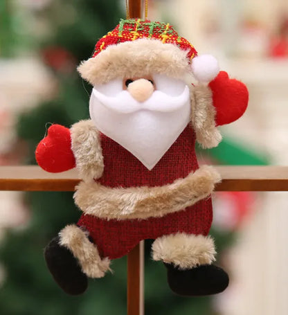 Christmas Tree Ornaments - Santa, Reindeer, Bear, Snowman For Home Decor