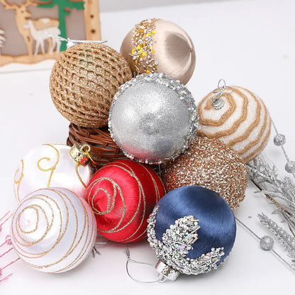 Christmas Tree Ornament Foam Balls (9pcs) For Home Decor