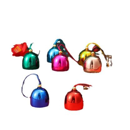Colorful Metal Christmas Bells For Home Decor