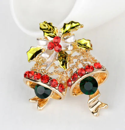 High-End Christmas Series Deer Brooch Pin Ornament