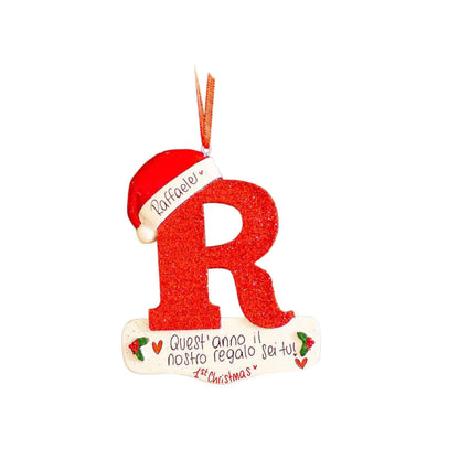 English Alphabet Letter Block Decorative Christmas Ornament For Home Decor