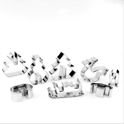 Stainless Steel Christmas Cookie Molds For Holiday Decor