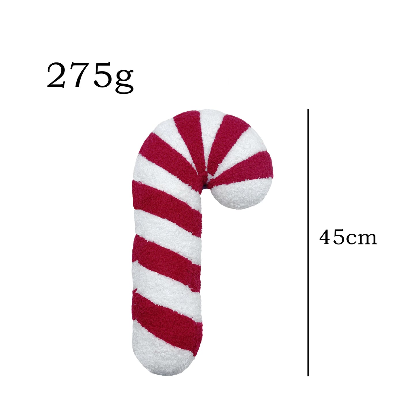Super Soft Christmas Candy Cane Plush For Home Decor