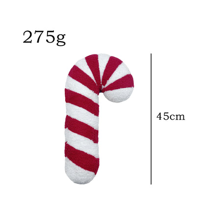 Super Soft Christmas Candy Cane Plush For Home Decor