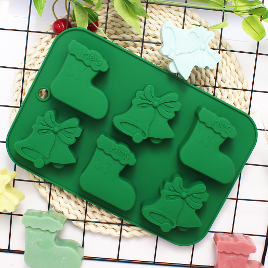 Christmas Stocking Silicone Cake Molds For Baking
