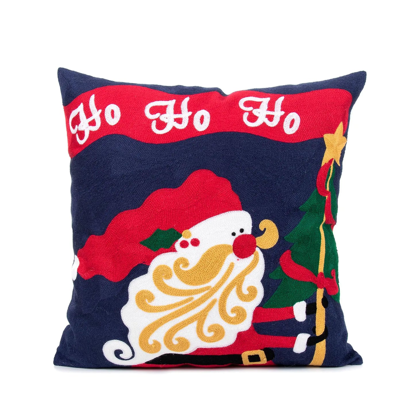Christmas Embroidery Pillowcase For Home Decor
