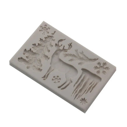 Christmas Snowflake Tree Silicone Mold For Baking