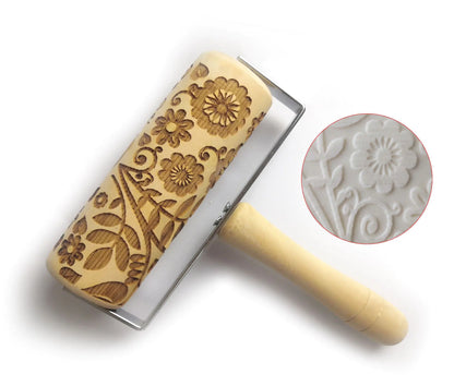 Christmas Print Eco-Friendly Kitchenware Mini Rolling Pin