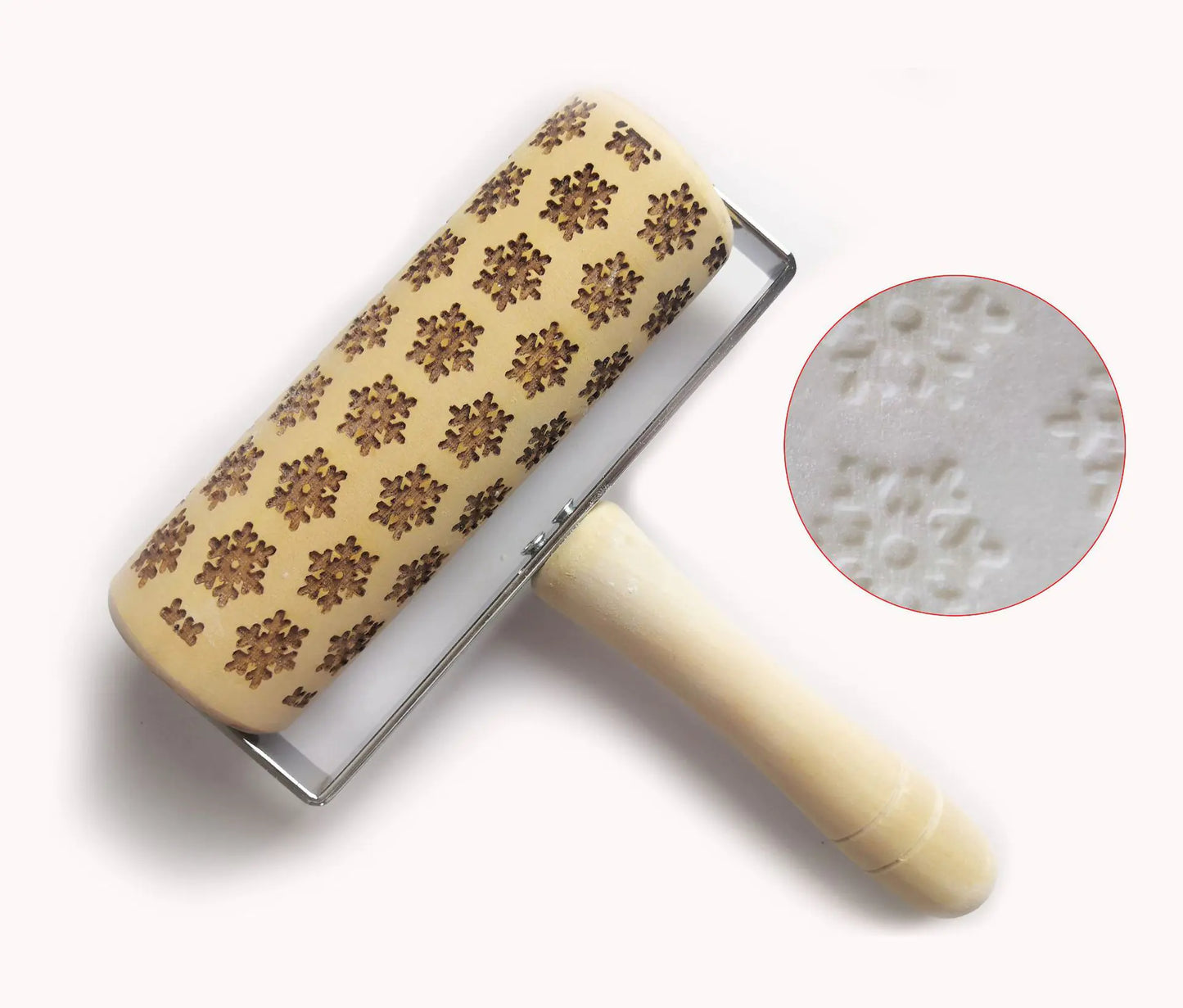 Christmas Print Eco-Friendly Kitchenware Mini Rolling Pin
