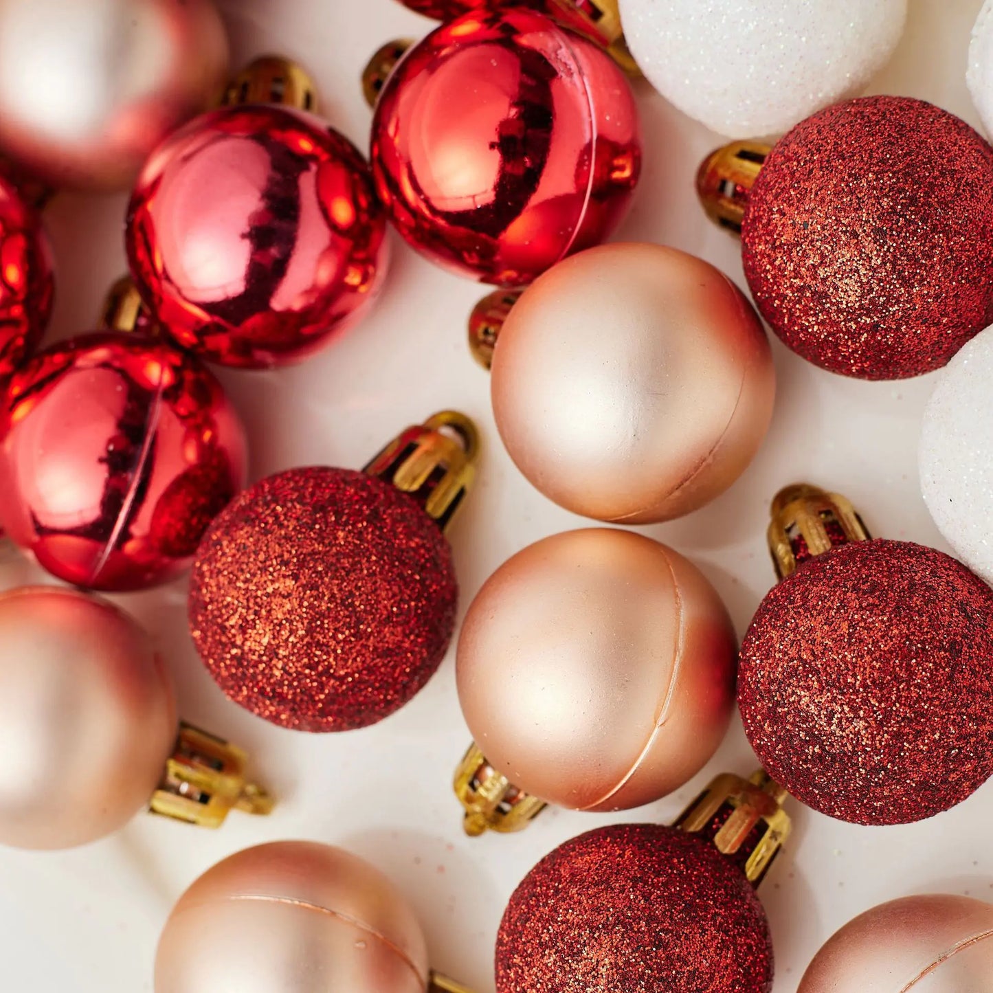 Mini Christmas Ornament Ball Decoration Set For Home Decor