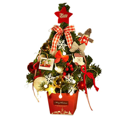 Mini Christmas Tree With Lights For Home Decor