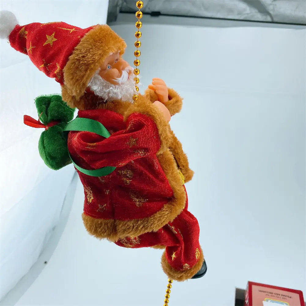 Electric Santa Parachute Toy For Christmas Decoration For Home Decor