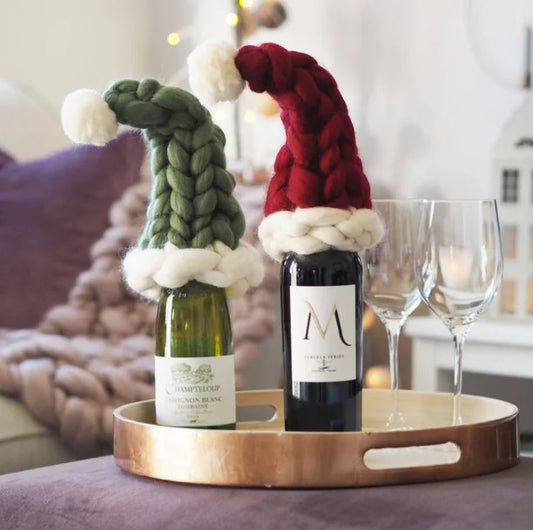 Super Thick Iceland Yarn Christmas Tree Hat Decoration For Home Decor