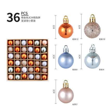 Mini Christmas Ornament Ball Decoration Set For Home Decor