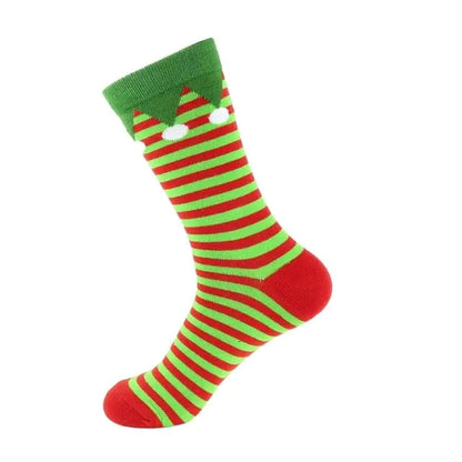 Christmas Striped Socks for Men and Women