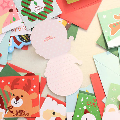 20 Creative Folded Christmas Cards With Envelopes